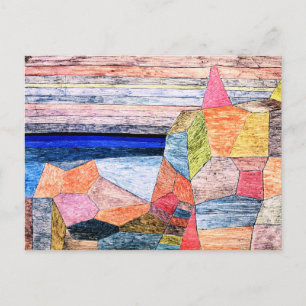 Cartão Postal Pintura de Paul Klee, Promontorio Ph.