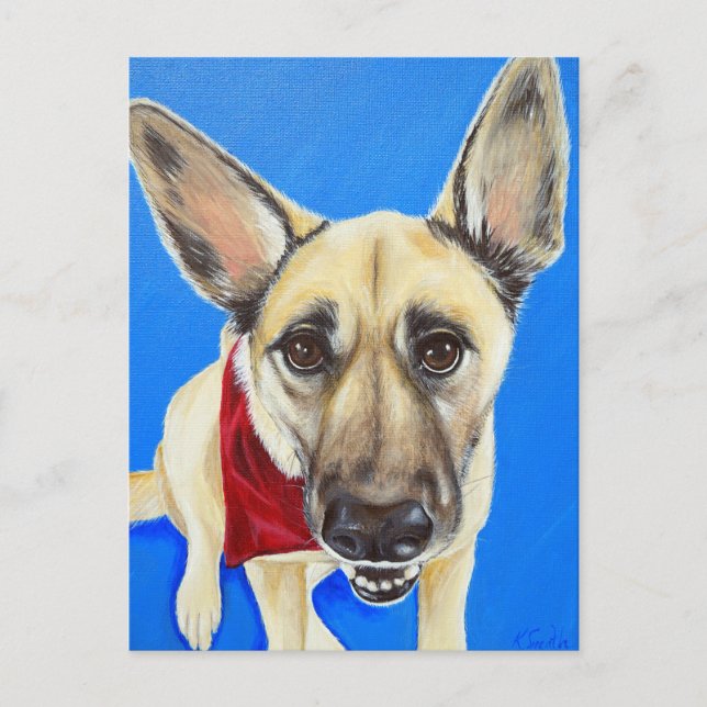 Cartão Postal Pintura de Punkin (Frente)