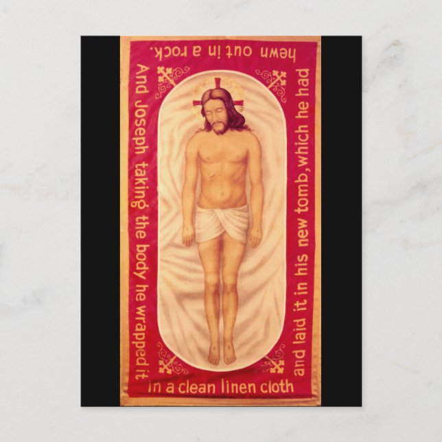 Cartão Postal Pintura do Cartão-postal do Cristo (Frente)
