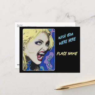 Cartão Postal Pintura do "Duro de Beijo" numa