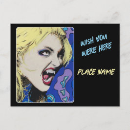 Cartão Postal Pintura do "Duro de Beijo" numa