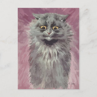 Cartão Postal Pintura do gato persa n° 3