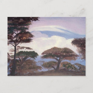 Cartão Postal Pintura do Kilimanjaro - Cartão-postal