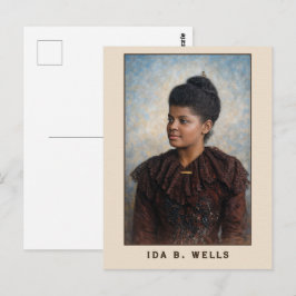 Cartão Postal Pintura do Retrato de Ida B Wells