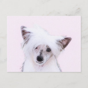 Cartão Postal Pintura em Pó Chinês - Arte Canina
