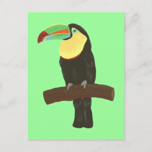 Cartão Postal Pintura em Toucan por CherylsArt