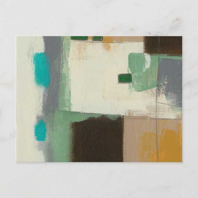 Cartão Postal Pintura expressionista com Traços Pesados de Pince (Frente)