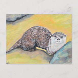Cartão Postal Pintura externa curiosa