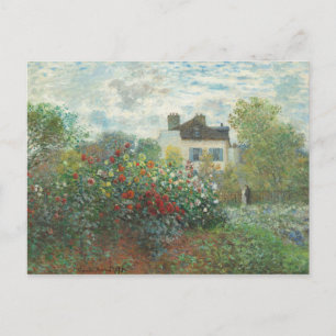 Cartão Postal Pintura Impressionista do Renoir do Jardim do Arti