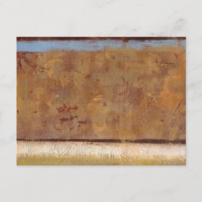 Cartão Postal Pintura moderna na Terra por Norman Wyatt (Frente)
