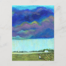 Cartão Postal Pintura na paisagem da arte folclórica de Providen