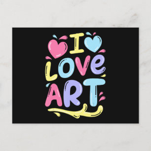 Cartão Postal Pintura Pintura Artista Do Amor