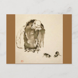 Cartão Postal Pintura por Miyamoto Musashi, C. 1600's