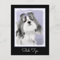 Pintura Shih Tzu - Arte Cachorosa Original