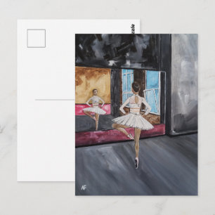 Cartão Postal Pintura Solitary Grace por Alfred Fox