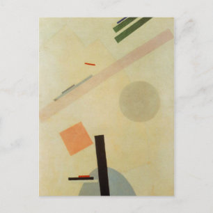 Cartão Postal Pintura supremasta de Kazimir Malevich