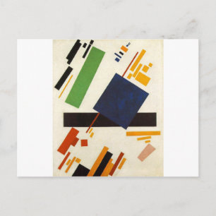 Cartão Postal Pintura Supremática de Kazimir Malevich