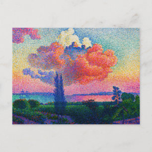 Cartão Postal Pintura Vintage A Nuvem Rosa (1896)