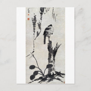 Cartão Postal Pinturas aquáticas antigas chinesas
