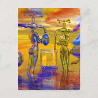 Cartão Postal pinturas de arte de fantasia, pintura de fantasia