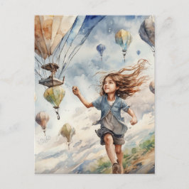 Cartão Postal pipa voadora