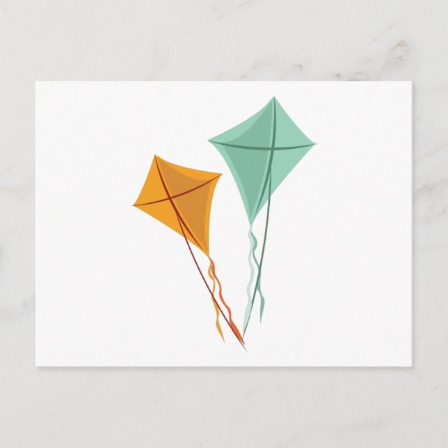 Cartão Postal Pipas Voadoras (Frente)