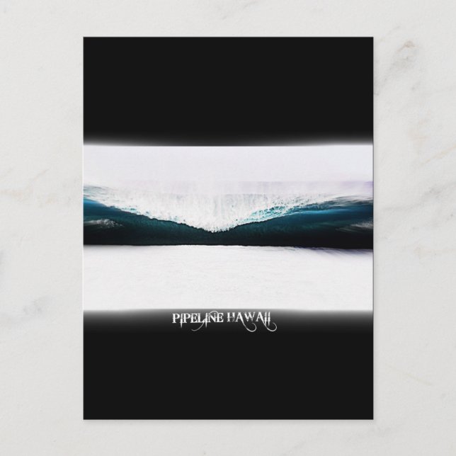 Cartão Postal Pipeline Hawaii (Frente)