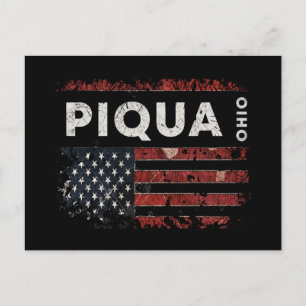 Cartão Postal Piqua Ohio