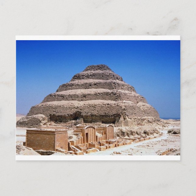 Cartão Postal Pirâmide de Djoser (Frente)