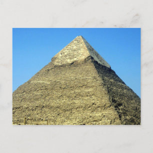 Cartão Postal pirâmide khafre superior