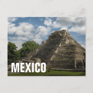 Cartão Postal Pirâmide Mayan