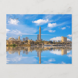 Cartão Postal Pirâmides do Cairo do viagens vintage Egito e Giza