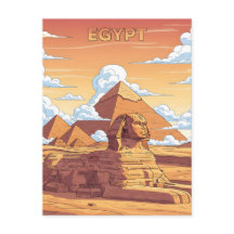 Pirâmides egípcias icônicas e esfinge