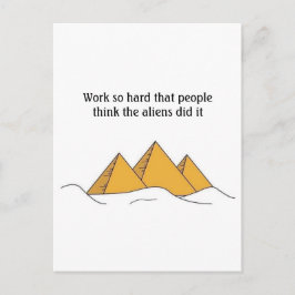 Cartão Postal Pirâmides Esfingx Antiguamente Egito Khufu Pharoah