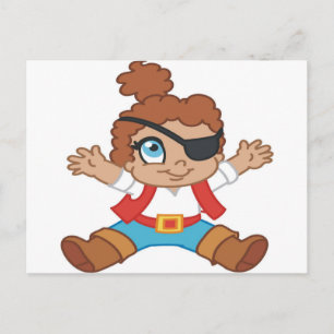 Cartão Postal Pirata Boy