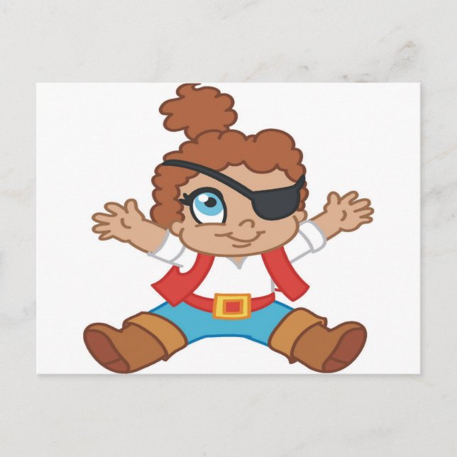 Cartão Postal Pirata Boy (Frente)