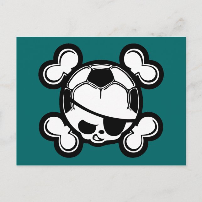 Cartão Postal Pirata de Futebol (Frente)