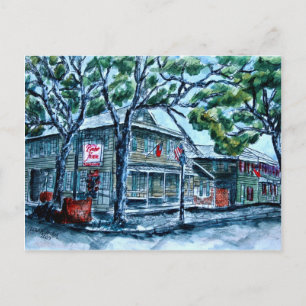 Cartão Postal piratas guardam savannah georgia pintando aquarela