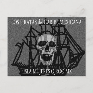 Cartão Postal PiratasDelCaribeMexicana