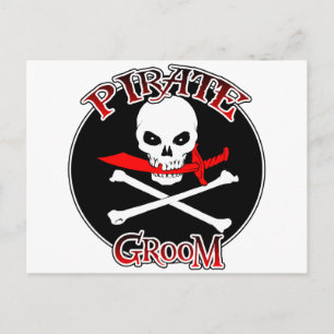 Cartão Postal Pirate Groom
