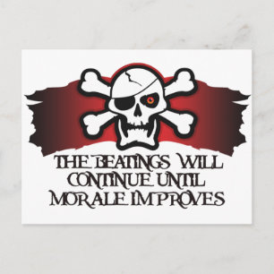 Cartão Postal Pirate Morale
