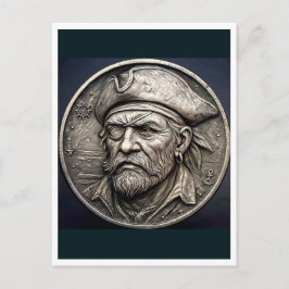 Cartão Postal Pirate. Postcard