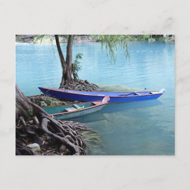 Cartão Postal pirogues post card (Frente)