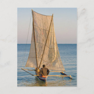 Cartão Postal Piroguier Vezo