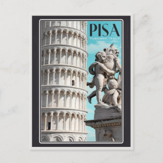 Cartão Postal Pisa - a Torre Inclinada