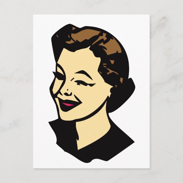 Cartão Postal Piscar os olhos (Frente)