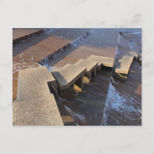 Cartão Postal Piscina Ativa de Água - Forte Worth Water Garden 