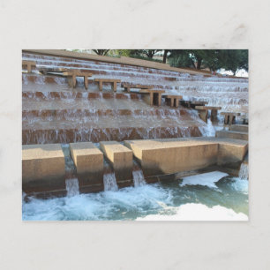 Cartão Postal Piscina Ativa de Água - Forte Worth Water Garden #