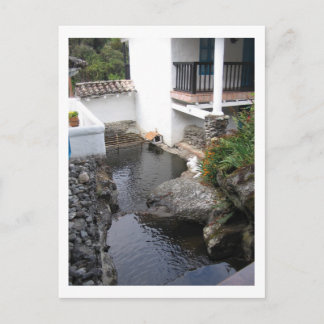 Cartão Postal Piscina de mosteiro Venezuela Montanhas Andes