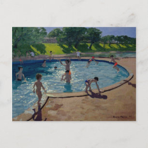 Cartão Postal Piscina de natação de 1999